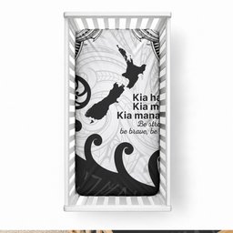 Kia Haka Maori language Baby Bed Cover Te Reo Maori Inspired Art