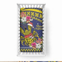 Monuina e Kilisimasi Niue Christmas Baby Bed Cover Niuean Tribal Pattern
