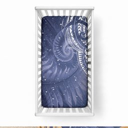 New Zealand Galaxy Fern Baby Bed Cover
