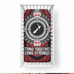 Aotearoa Proud To Be Maori Baby Bed Cover New Zealand Fight Together
