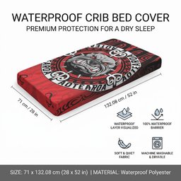 Aotearoa Bulldog Baby Bed Cover New Zealand Kowhaiwhai Tribal
