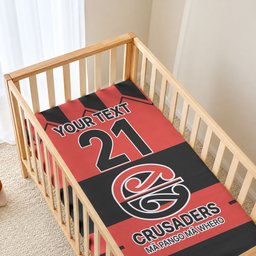 New Zealand Maori Rugby Pacific Custom Baby Bed Cover Whatumoana Classic Retro 2025