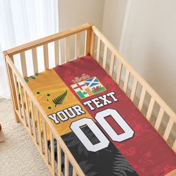 Custom British Lions-AUNZ Baby Bed Cover Australia-New Zealand Indigenous Motif