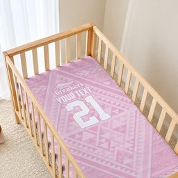 Custom New Zealand Basketball Indigenous Baby Bed Cover
