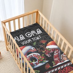 Aotearoa Six Seven Personalized Baby Bed Cover New Zealand Funny Christmas