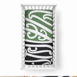 Green Fern New Zealand Kowhai Ngutukaka Baby Bed Cover