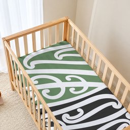 Green Fern New Zealand Kowhai Ngutukaka Baby Bed Cover