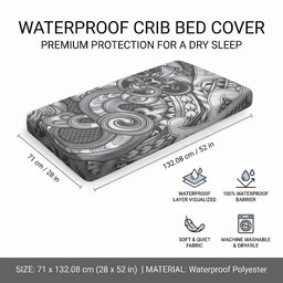 Aotearoa Maori Hei Tiki Baby Bed Cover Kiwikiwi Kowhaiwhai Puhoro Motif
