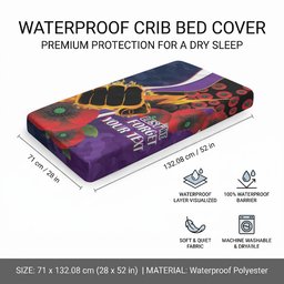 Melbourne Storm ANZAC Personalised Baby Bed Cover Lest We Forget Poppy Camo