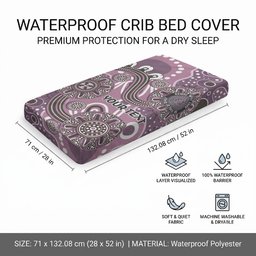 Personalised NAIDOC Week 50 Years Deadly Always Baby Bed Cover Pink Aboriginal Artwork Dot Painting