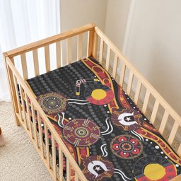 NAIDOC Week 2026 Baby Bed Cover Together We Rise Together We Stay Deadly