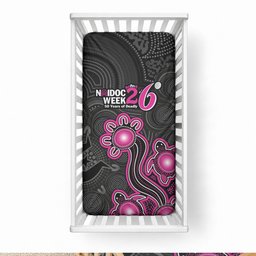 Sydney Sixers NAIDOC Week 2026 Baby Bed Cover Sea Turtles Aboriginal Art