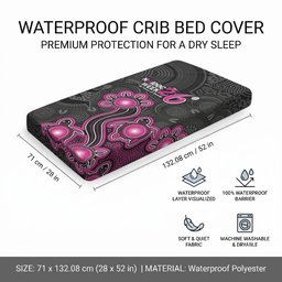 Sydney Sixers NAIDOC Week 2026 Baby Bed Cover Sea Turtles Aboriginal Art