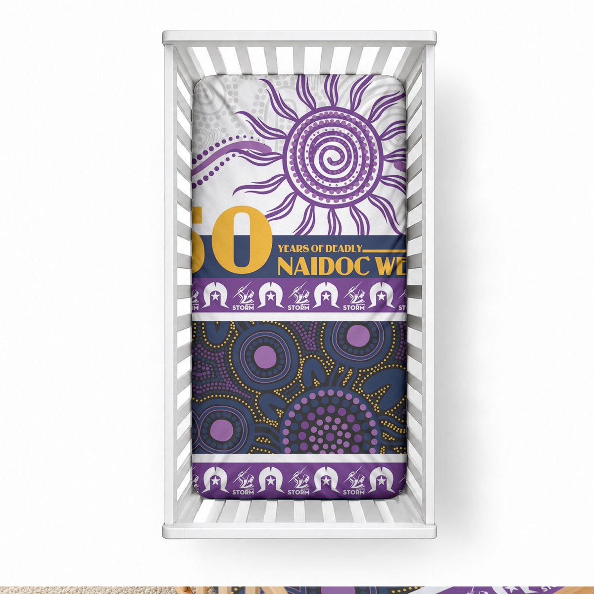 Storm NAIDOC Week Baby Bed Cover Aboriginal Torres Strait Islanders Vibe