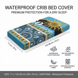 Titans NAIDOC Week Baby Bed Cover Aboriginal Torres Strait Islanders Vibe