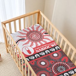 Dragons NAIDOC Week Baby Bed Cover Aboriginal Torres Strait Islanders Vibe