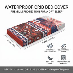 Roosters NAIDOC Week Baby Bed Cover Aboriginal Torres Strait Islanders Vibe
