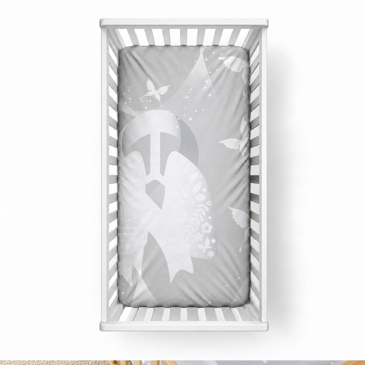 Australia Lung Cancer Support Baby Bed Cover Butterfly Ribbon Art
