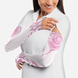 New Zealand Manta Ray Tattoo Arm Sleeves Aotearoa Maori Haehae Pink