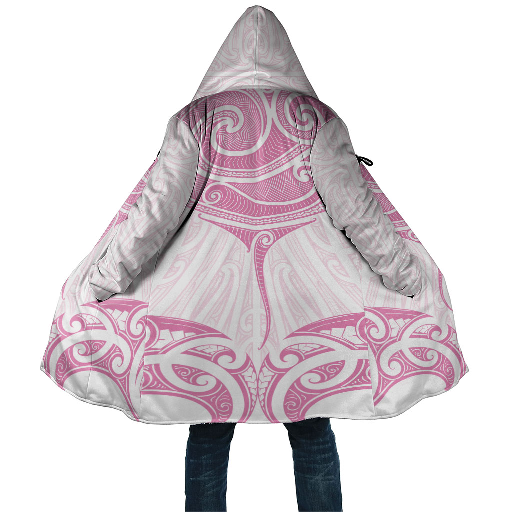 New Zealand Manta Ray Tattoo Cloak Aotearoa Maori Haehae Pink