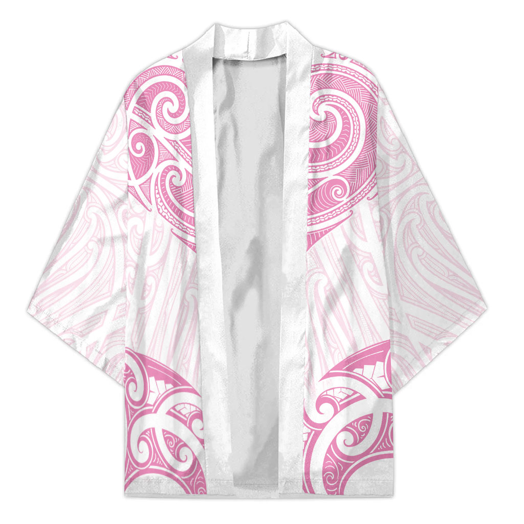 New Zealand Manta Ray Tattoo Kimono Aotearoa Maori Haehae Pink