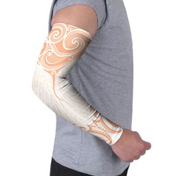 New Zealand Manta Ray Tattoo Arm Sleeves Aotearoa Maori Haehae Orange