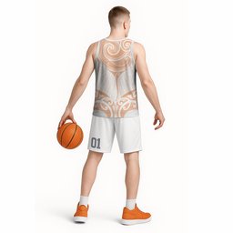 New Zealand Manta Ray Tattoo Basketball Jersey Aotearoa Maori Haehae Orange