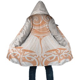 New Zealand Manta Ray Tattoo Cloak Aotearoa Maori Haehae Orange