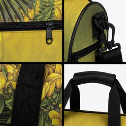 New Zealand Bellbird Duffle Bag With Kowhai Flowers