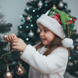 New Zealand Parakeet Bird Christmas Santa Hat With Kakabeak Flowers