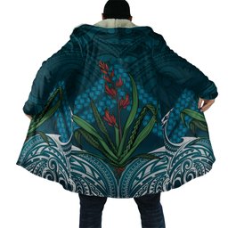 Rongoa Maori New Zealand Harakeke Cloak NZ Weaving Pattern Dark Teal