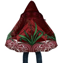 Rongoa Maori New Zealand Harakeke Cloak NZ Weaving Pattern Red