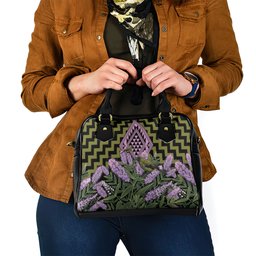 Rongoa Maori New Zealand Koromiko Shoulder Handbag NZ Hebe Korimako Bellbird Poutama