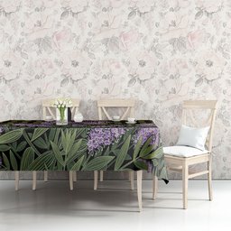 Rongoa Maori New Zealand Koromiko Tablecloth NZ Hebe Korimako Bellbird Poutama