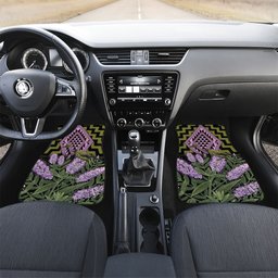 Rongoa Maori New Zealand Koromiko Car Mats NZ Hebe Korimako Bellbird Poutama
