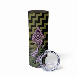 Rongoa Maori New Zealand Koromiko Skinny Tumbler NZ Hebe Korimako Bellbird Poutama
