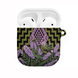 Rongoa Maori New Zealand Koromiko AirPods Case NZ Hebe Korimako Bellbird Poutama