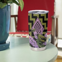 Rongoa Maori New Zealand Koromiko Tumbler Cup NZ Hebe Korimako Bellbird Poutama