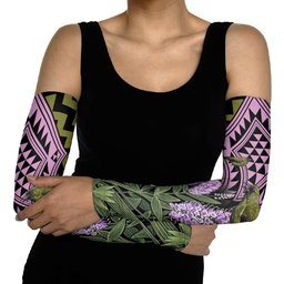 Rongoa Maori New Zealand Koromiko Arm Sleeves NZ Hebe Korimako Bellbird Poutama