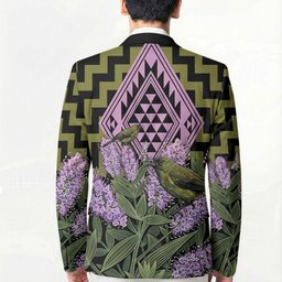 Rongoa Maori New Zealand Koromiko Blazer NZ Hebe Korimako Bellbird Poutama
