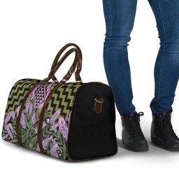 Rongoa Maori New Zealand Koromiko Travel Bag NZ Hebe Korimako Bellbird Poutama