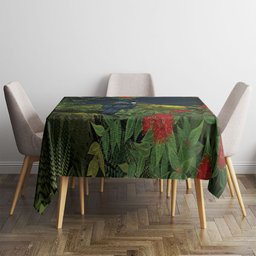 Rongoa Maori New Zealand Rata Tablecloth NZ Tui Bird Forest Vibes