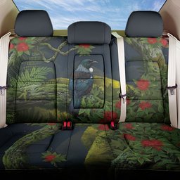 Rongoa Maori New Zealand Rata Back Car Seat Cover NZ Tui Bird Forest Vibes