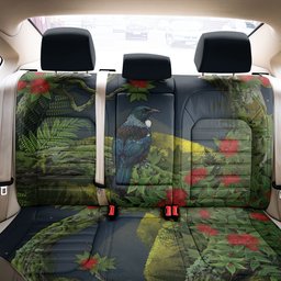 Rongoa Maori New Zealand Rata Back Car Seat Cover NZ Tui Bird Forest Vibes