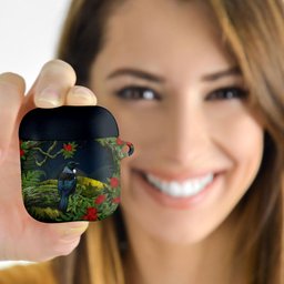 Rongoa Maori New Zealand Rata AirPods Case NZ Tui Bird Forest Vibes