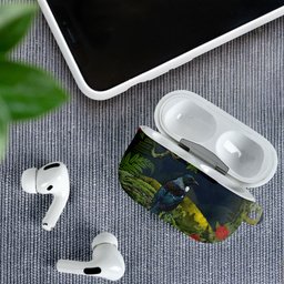 Rongoa Maori New Zealand Rata AirPods Case NZ Tui Bird Forest Vibes