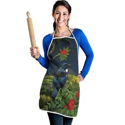 Rongoa Maori New Zealand Rata Apron NZ Tui Bird Forest Vibes