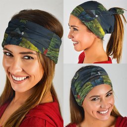 Rongoa Maori New Zealand Rata Neck Gaiter NZ Tui Bird Forest Vibes