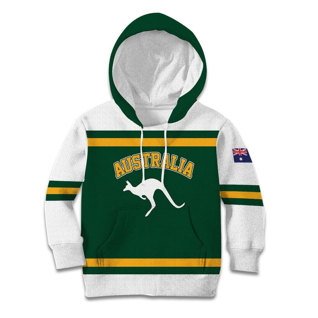 Custom Hockey Australia Kid Hoodie Kookaburras Go Champions