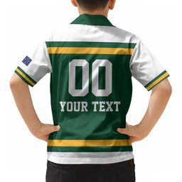 Custom Hockey Australia Kid Hawaiian Shirt Kookaburras Go Champions